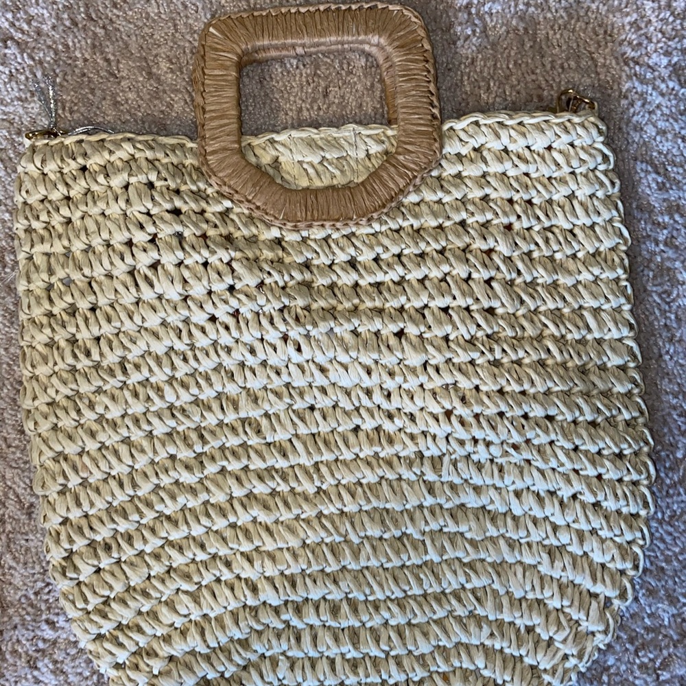 Brand new with tags woven bag